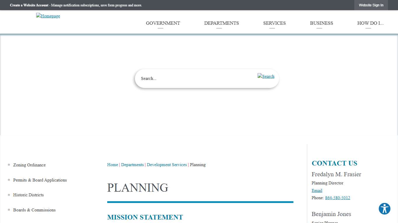 Planning Spartanburg, SC