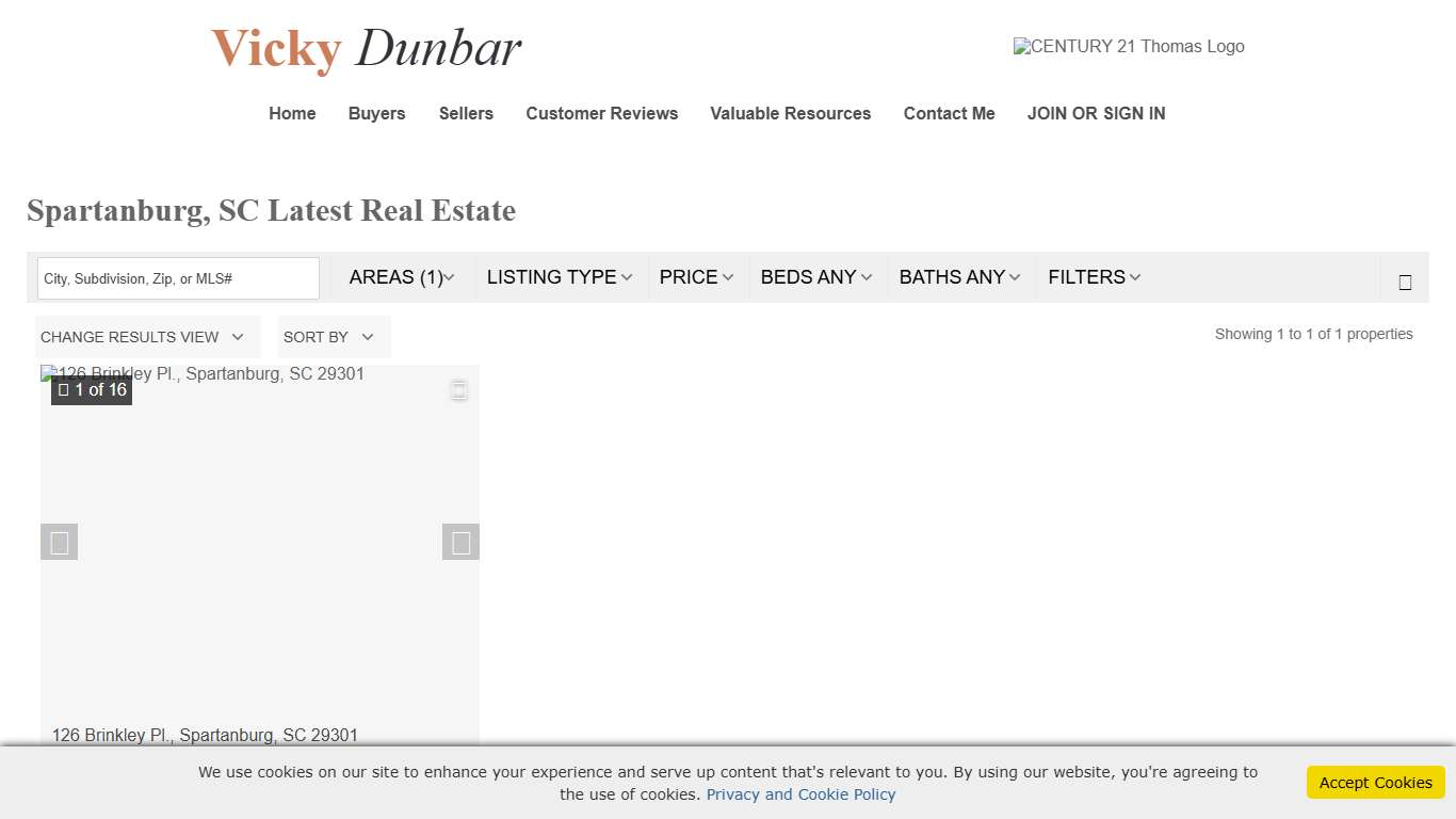 Spartanburg, SC Latest Real Estate - CENTURY 21 Thomas